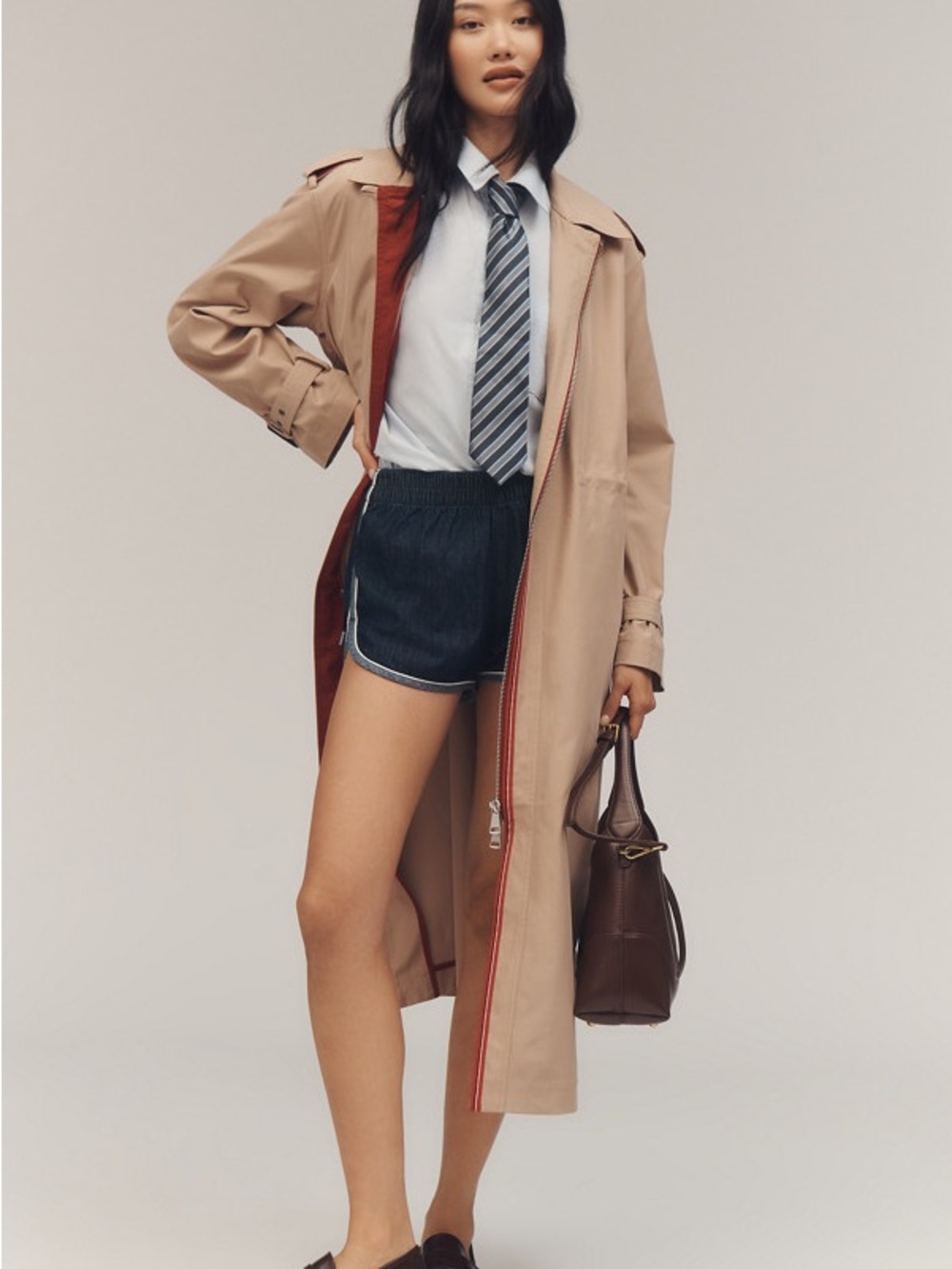 NWT Maeve Anthropologie XXS/XS/S Cinched Waist Trench Coat